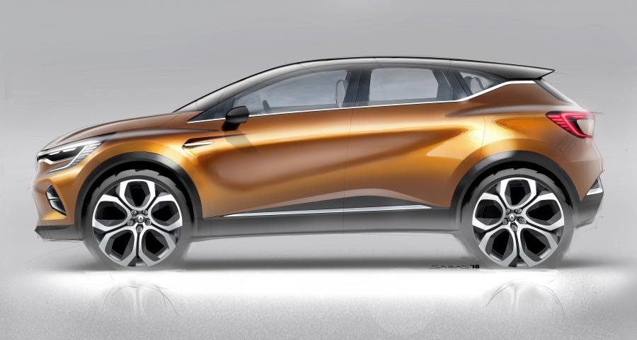 Эскиз Renault Captur 2019 года  (WW) (фото 23 из 138)